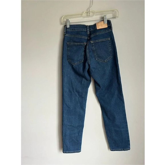 Everlane High Rise Slim Straight ankle Jeans - Picture 3 of 12